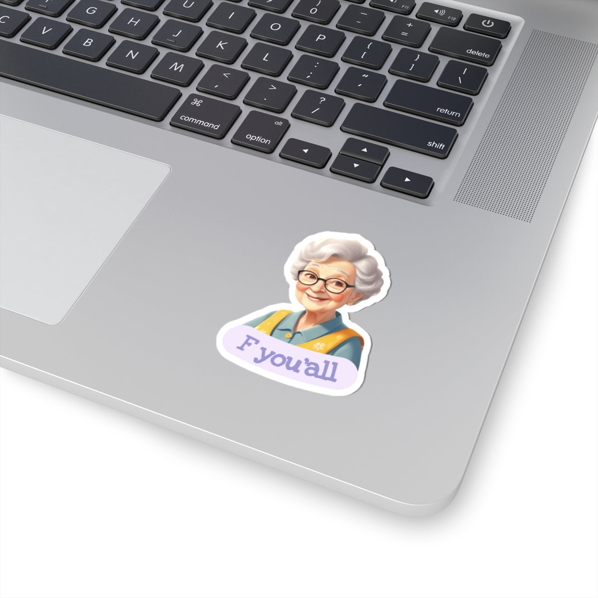 Funny Grandma Kiss-Cut Stickers, Cute Gifts for Grandparents, Fun Laptop Decals, Quirky Home Decor, Sassy Auto Stickers