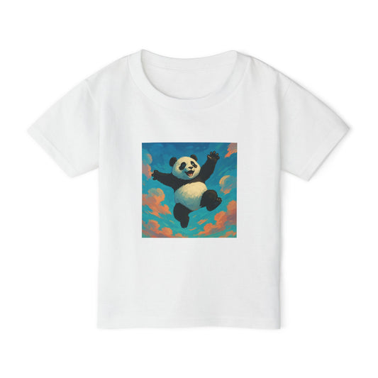 Cute Panda Toddler T-shirt, Adorable Kids Clothing, Gifts for Toddlers, Birthday Party Outfit, Playtime Shirt