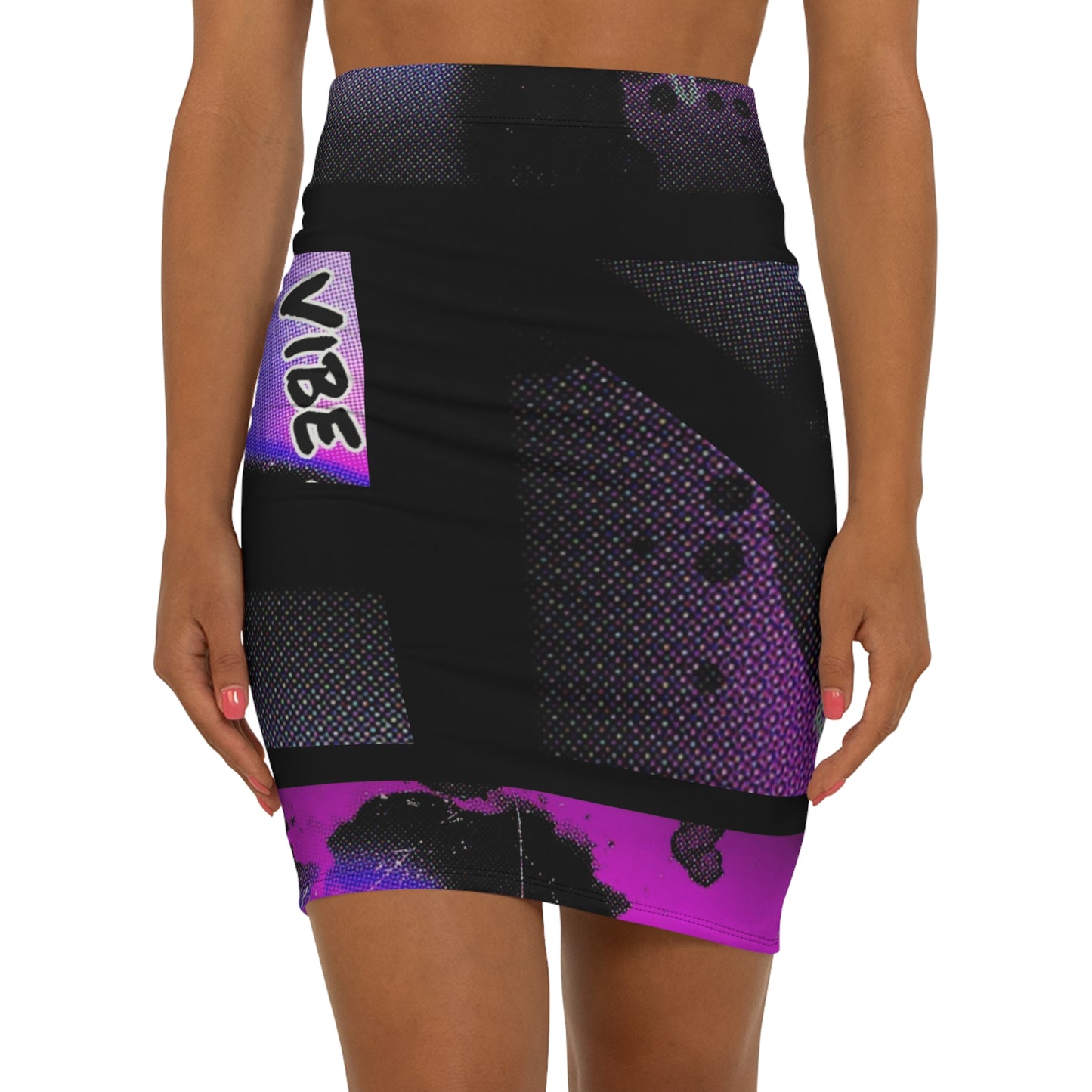 Vibrant Women's Pencil Skirt, Fashionable Midi Skirt for Parties