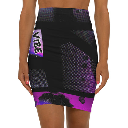 Vibrant Women's Pencil Skirt, Fashionable Midi Skirt for Parties