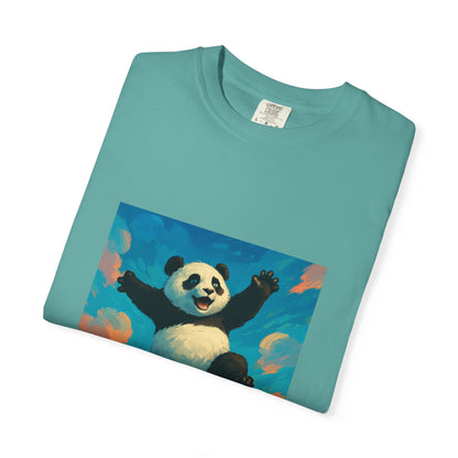 Playful Panda T-Shirt, Casual Tee, Animal Lover Gift, Unique Graphic Shirt, Fun Everyday Wear, Perfect for Kids and Adults