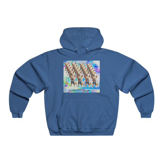 Vibrant Art Hoodie, Stylish Pullover, Unique Graphic Sweatshirt, Cozy Casual Wear, Gift for Men, Creative Activewear