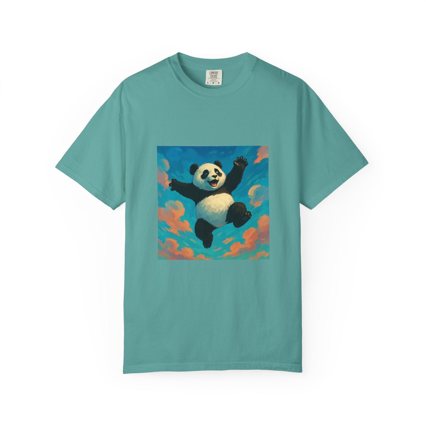 Playful Panda T-Shirt, Casual Tee, Animal Lover Gift, Unique Graphic Shirt, Fun Everyday Wear, Perfect for Kids and Adults