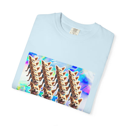 Vibrant Dog Lover Unisex T-shirt | Casual Wear, Pet-Themed Gift, Unique Graphic Tee, Fun Gift for Dog Owners, Colorful Art Shirt