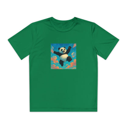 Youth Panda T-Shirt - Whimsical Cotton Tee for Kids, Perfect Gift for Birthdays, Cute Animal Shirt, Playful Casual Wear