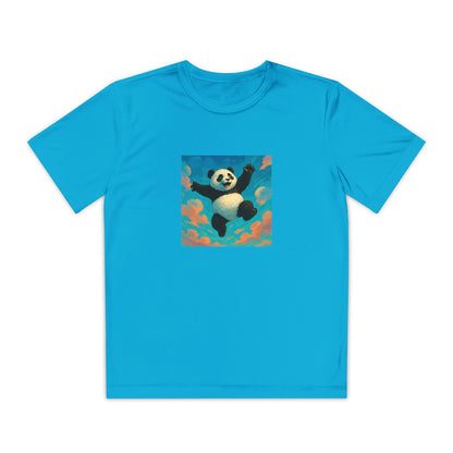 Youth Panda T-Shirt - Whimsical Cotton Tee for Kids, Perfect Gift for Birthdays, Cute Animal Shirt, Playful Casual Wear