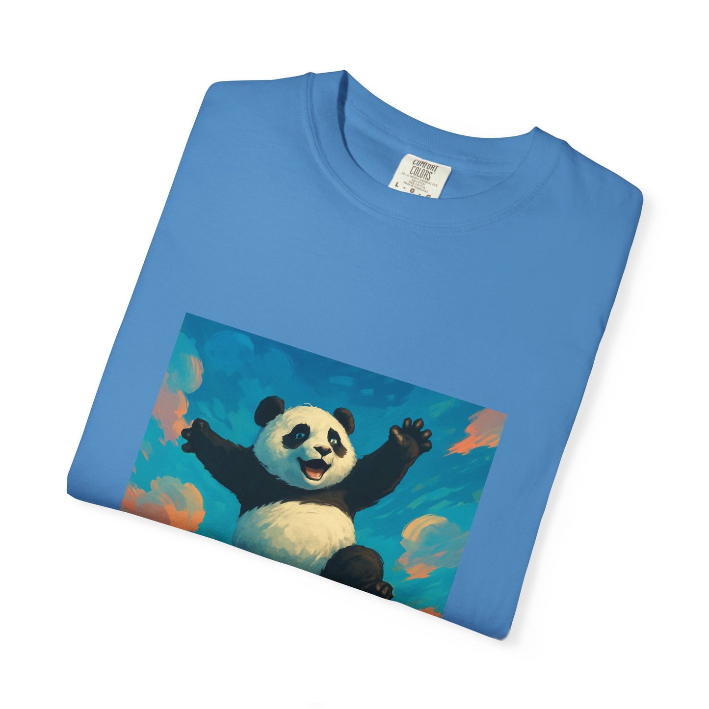 Playful Panda T-Shirt, Casual Tee, Animal Lover Gift, Unique Graphic Shirt, Fun Everyday Wear, Perfect for Kids and Adults