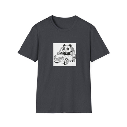 Cute Panda Driving T-Shirt, Funny Animal Tee, Gift for Animal Lovers, Birthday Present, Casual Wear