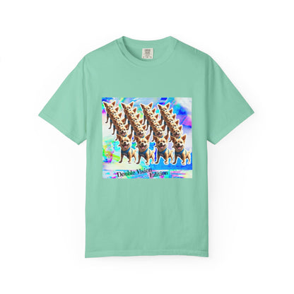 Vibrant Dog Lover Unisex T-shirt | Casual Wear, Pet-Themed Gift, Unique Graphic Tee, Fun Gift for Dog Owners, Colorful Art Shirt