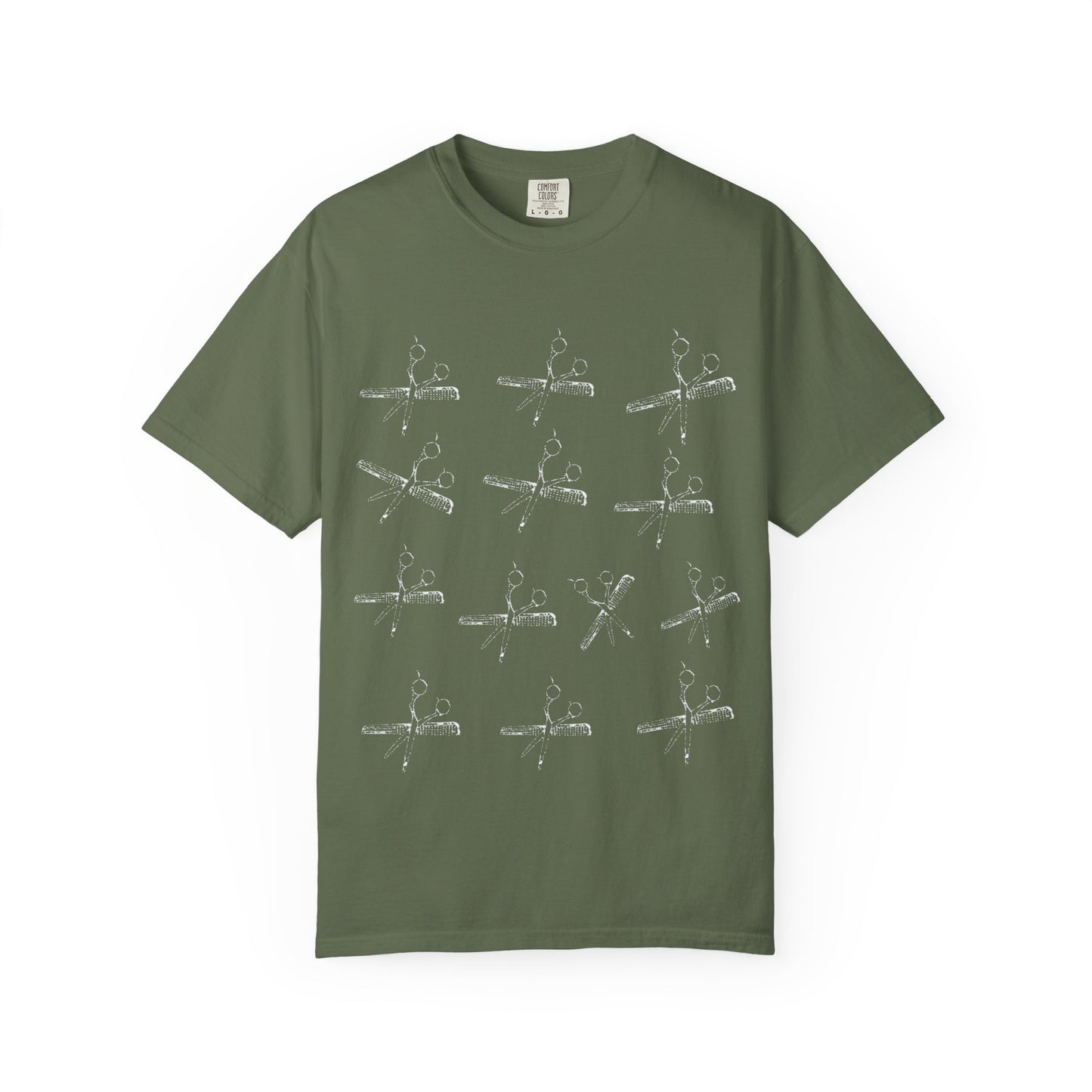 Scissors Chop Chop Garment-Dyed T-Shirt