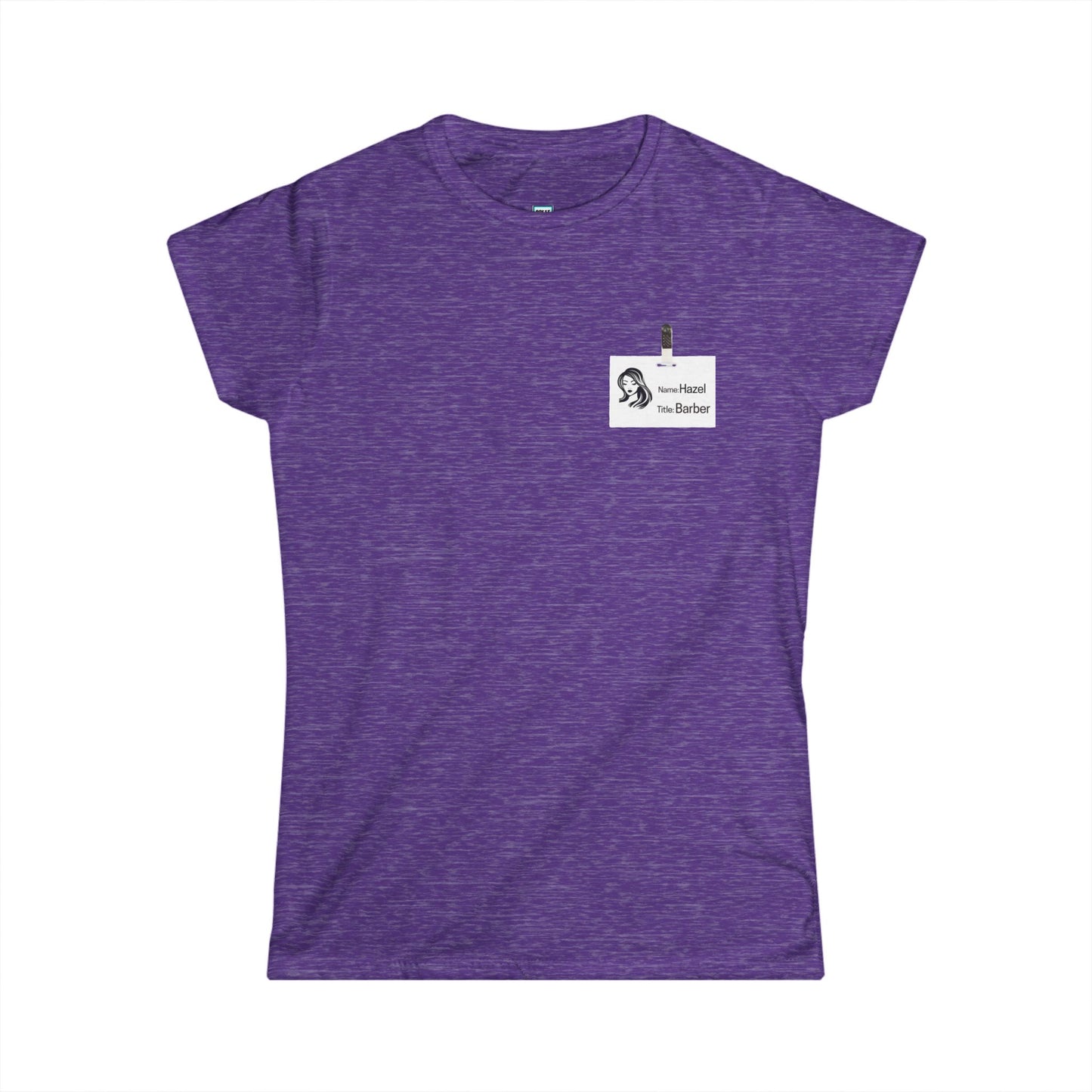 Hazel The Barber Badge Women's Soft style Tee