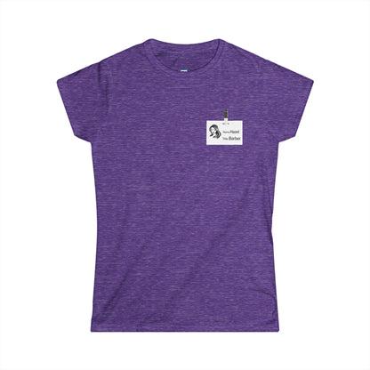 Hazel The Barber Badge Women's Soft style Tee