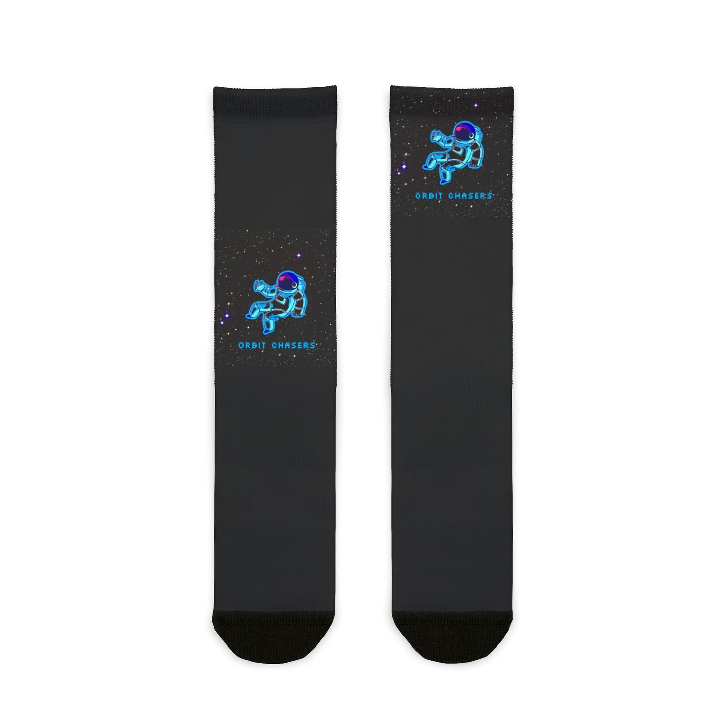 Astronaut Sublimation Crew Socks | Galaxy Vibe | Perfect Gift for Space Lovers | Fun Fashion Socks | Unique Dress Socks