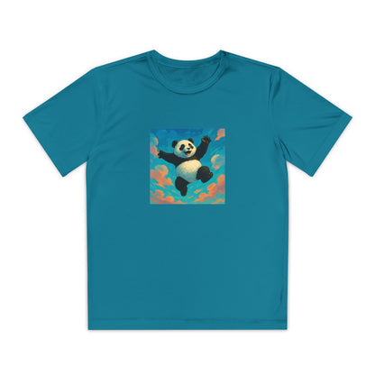 Youth Panda T-Shirt - Whimsical Cotton Tee for Kids, Perfect Gift for Birthdays, Cute Animal Shirt, Playful Casual Wear