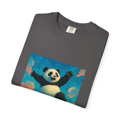 Playful Panda T-Shirt, Casual Tee, Animal Lover Gift, Unique Graphic Shirt, Fun Everyday Wear, Perfect for Kids and Adults
