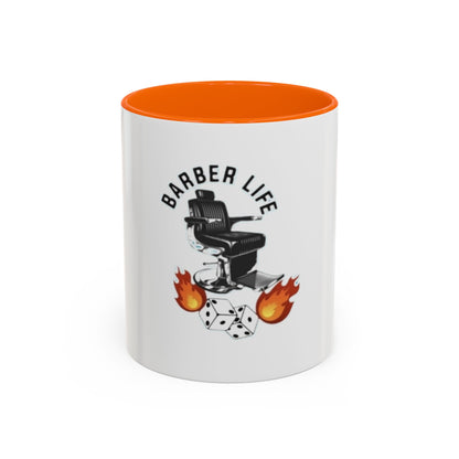 Barber Life Accent Coffee Mug