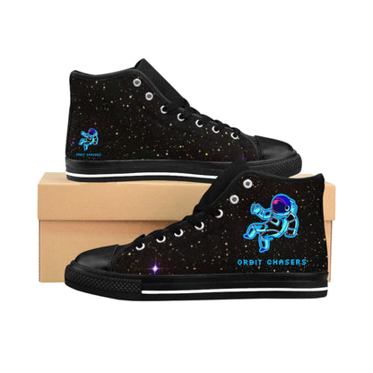 Galaxy-Inspired High-Top Sneakers | Cosmic Style for Space Lovers
