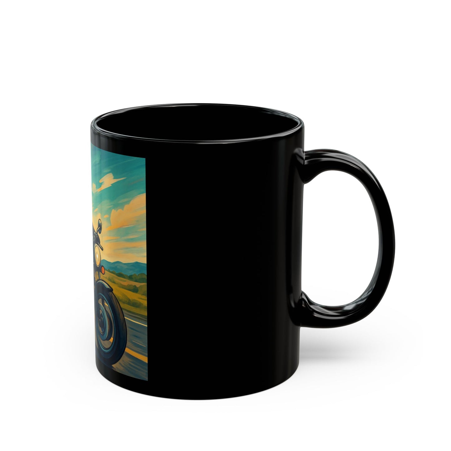 Panda Motorcycle Mug | Cute Animal Coffee Cup, Gift for Bikers, Coffee Lovers, Animal Lovers, Unique Kitchen Decor