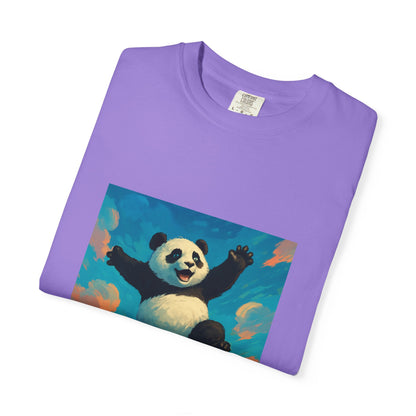 Playful Panda T-Shirt, Casual Tee, Animal Lover Gift, Unique Graphic Shirt, Fun Everyday Wear, Perfect for Kids and Adults