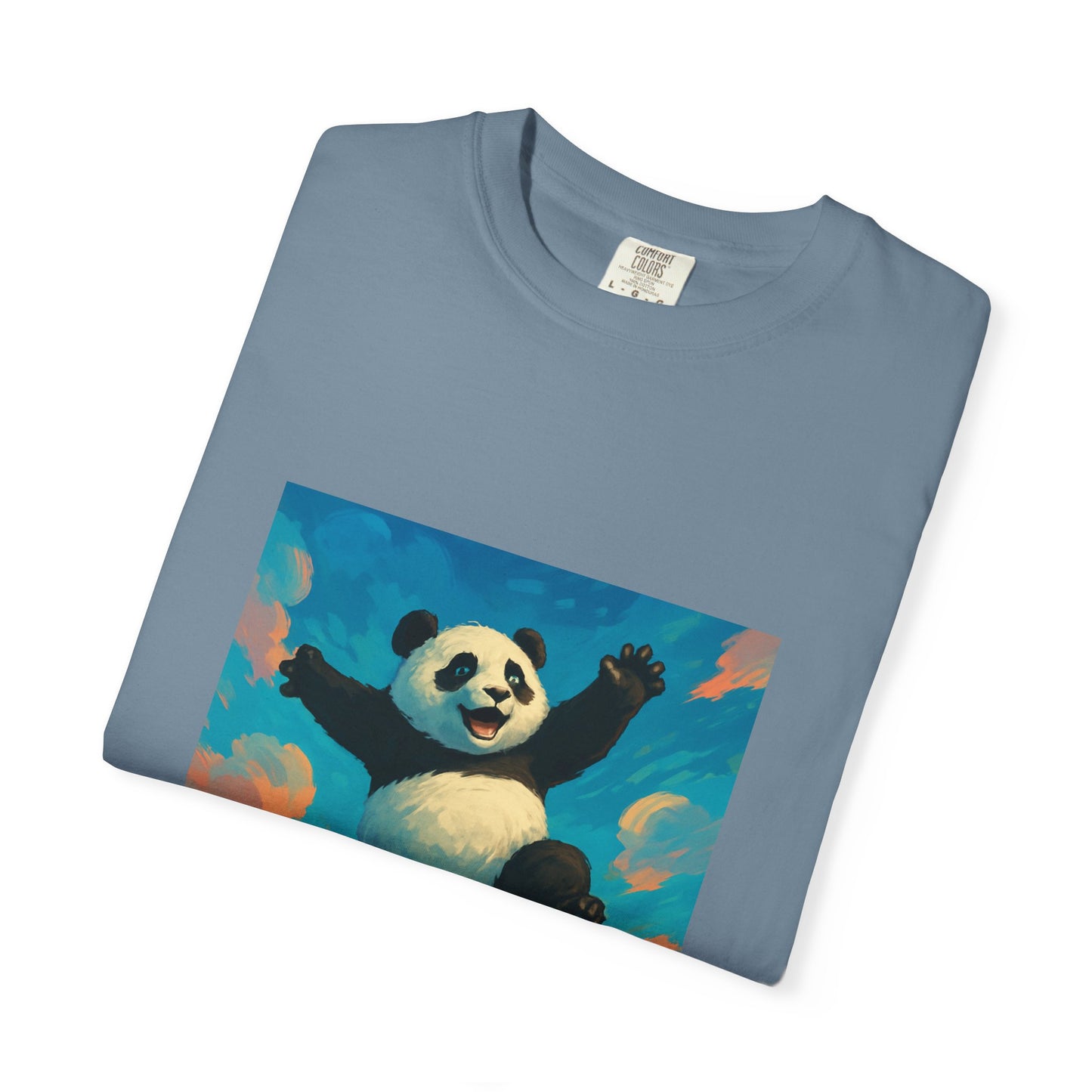 Playful Panda T-Shirt, Casual Tee, Animal Lover Gift, Unique Graphic Shirt, Fun Everyday Wear, Perfect for Kids and Adults