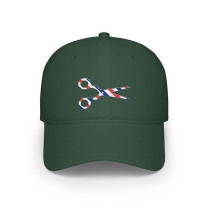 Cap with Fun Scissor Design.