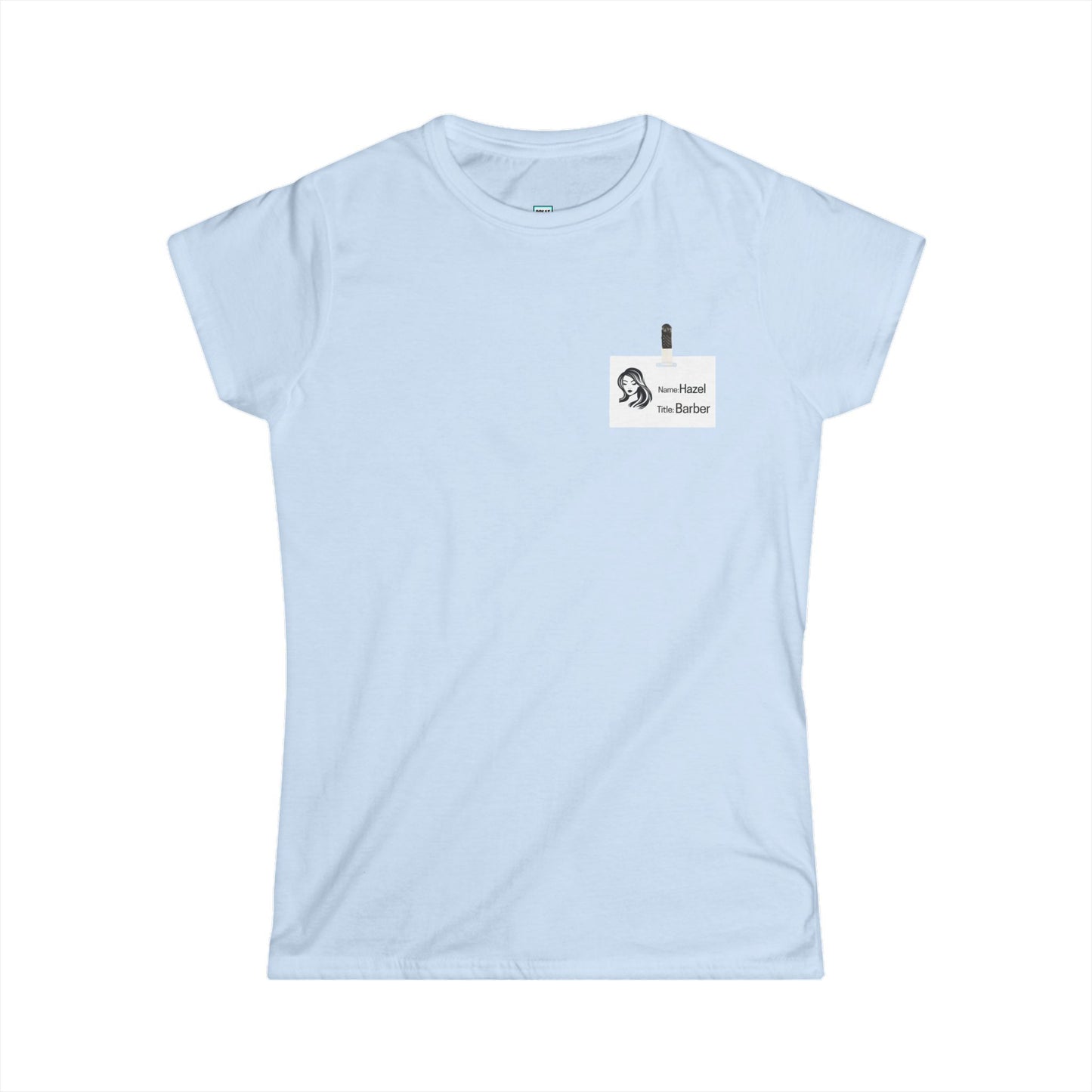 Hazel The Barber Badge Women's Soft style Tee