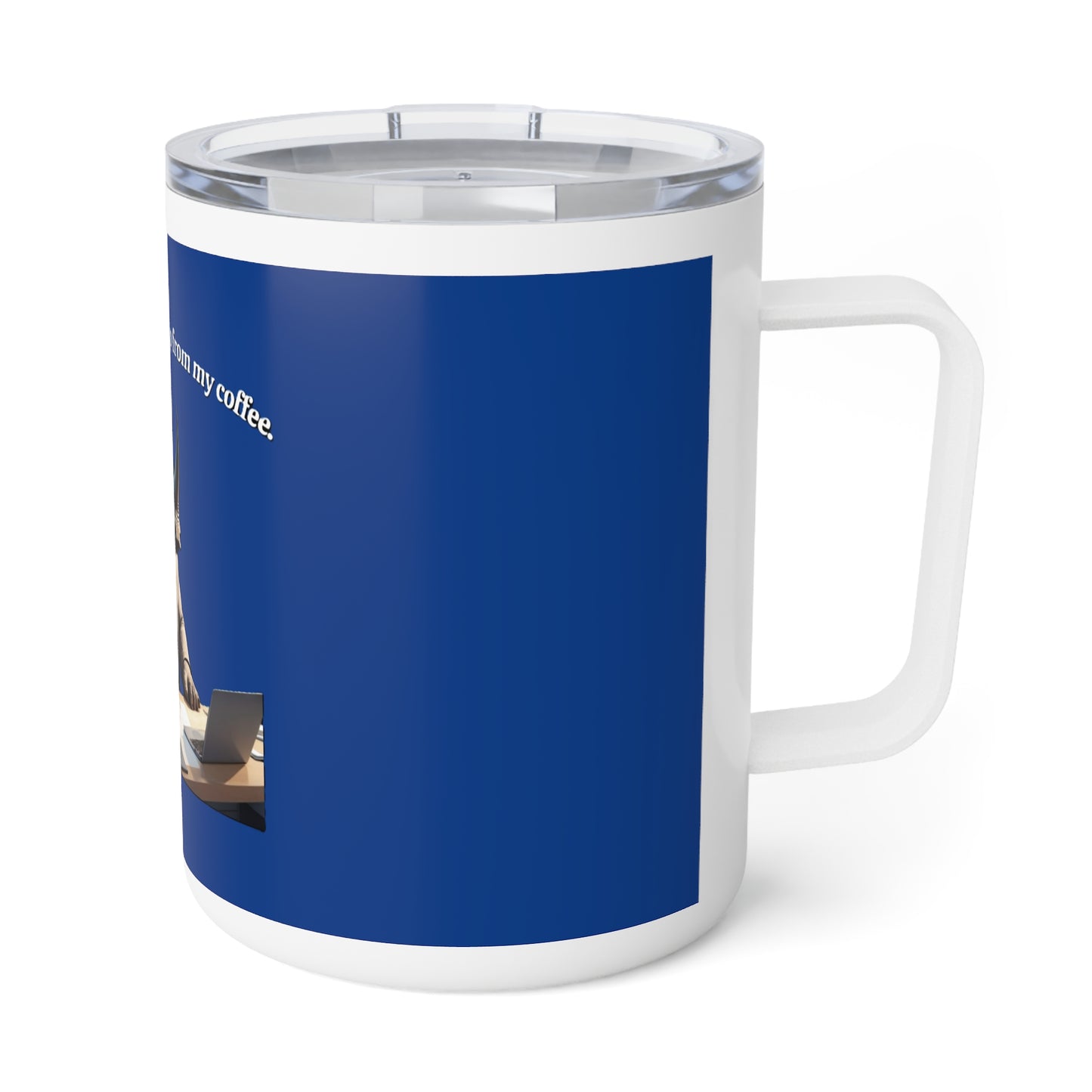 Rhino Motivational Insulated Coffee Mug, 10oz - Perfect Gift for Coffee Lovers, Office Humor, Unique Housewarming, Animal Lover, Fun [...]