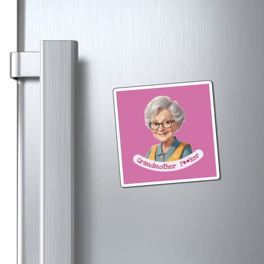 Funny Grandmother Magnets, Humorous Gifts for Grandma, Kitchen Decor, Refrigerator Magnet, Unique Birthday Gift for Grandparents