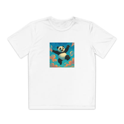 Youth Panda T-Shirt - Whimsical Cotton Tee for Kids, Perfect Gift for Birthdays, Cute Animal Shirt, Playful Casual Wear