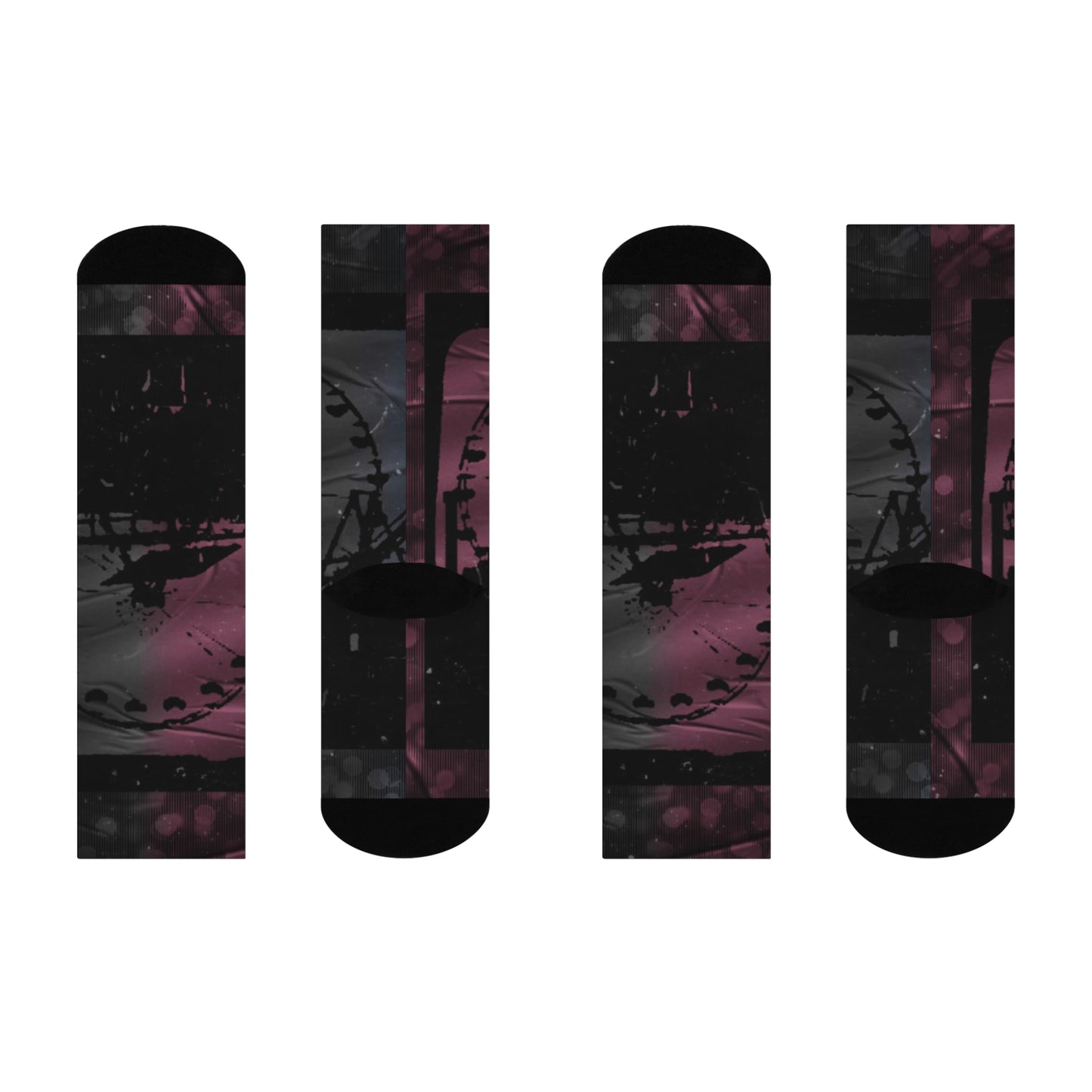 Unique Cushioned Crew Socks for Comfort, Stylish Black Design, Perfect Gift for Festivals, Cozy Fashion Statement, Everyday Wear, [...]