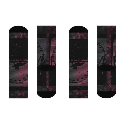 Unique Cushioned Crew Socks for Comfort, Stylish Black Design, Perfect Gift for Festivals, Cozy Fashion Statement, Everyday Wear, [...]