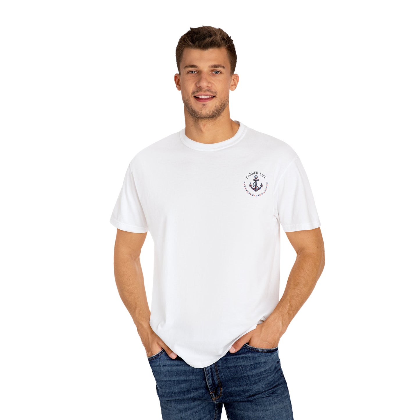 Nautical Anchor Garment-Dyed T-Shirt