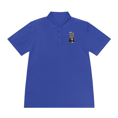 Sport Polo Shirt with Cool Dog Design