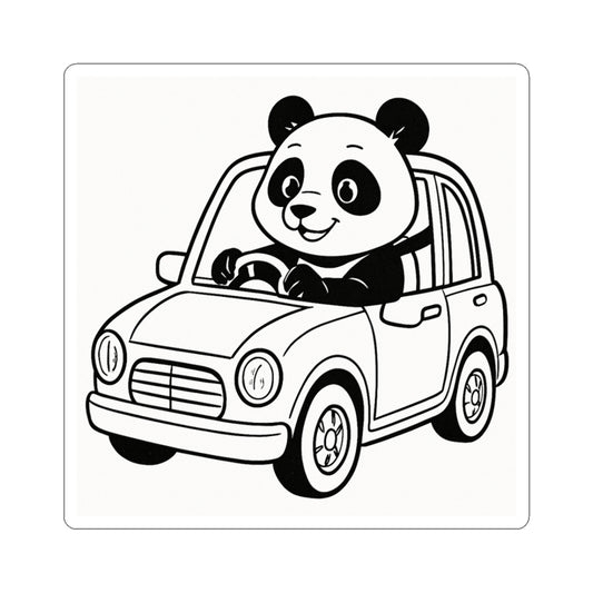 Adorable Panda Car Stickers | Cute Car Decals, Laptop Stickers, Fun Party Favors, Kids Room Decor, Gift for Animal Lovers