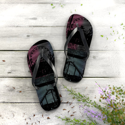 Amusement Park Flip Flops