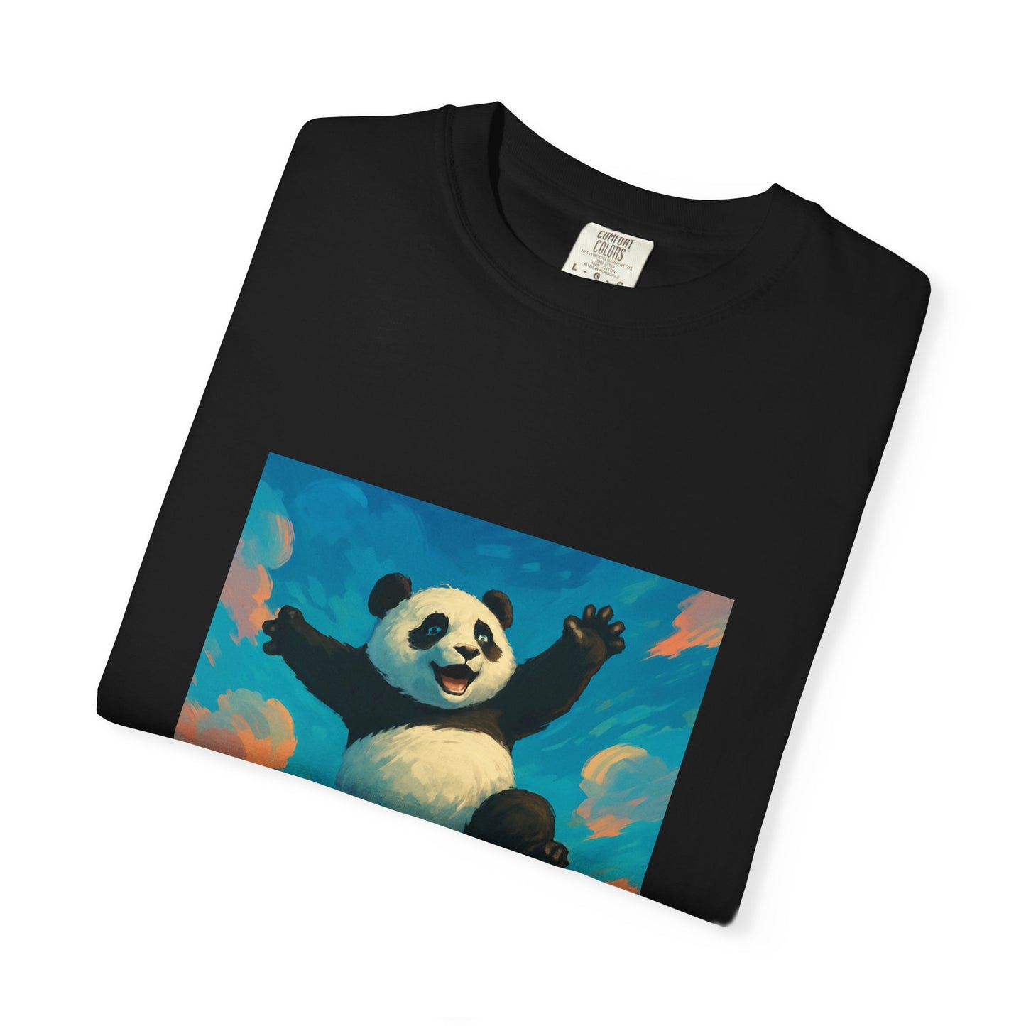 Playful Panda T-Shirt, Casual Tee, Animal Lover Gift, Unique Graphic Shirt, Fun Everyday Wear, Perfect for Kids and Adults