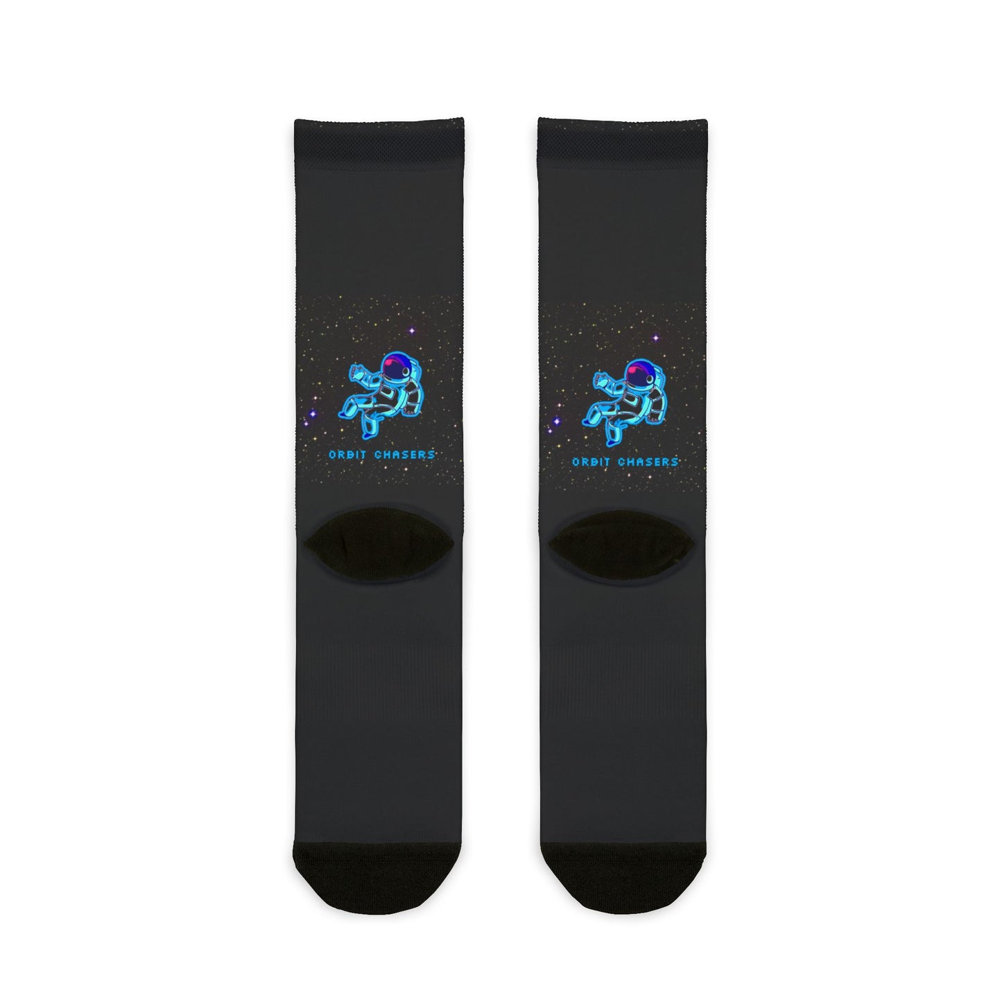 Astronaut Sublimation Crew Socks | Galaxy Vibe | Perfect Gift for Space Lovers | Fun Fashion Socks | Unique Dress Socks