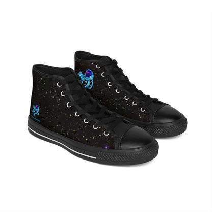 Galaxy-Inspired High-Top Sneakers | Cosmic Style for Space Lovers