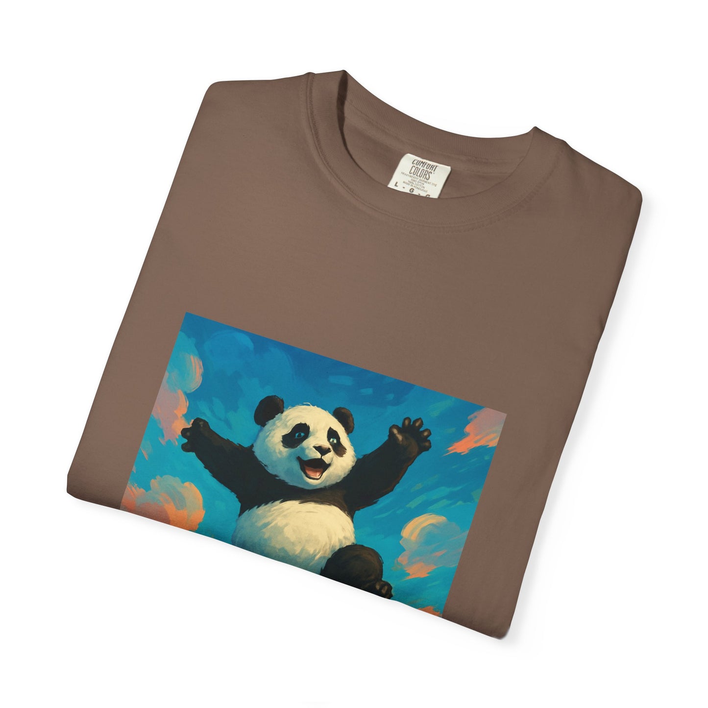 Playful Panda T-Shirt, Casual Tee, Animal Lover Gift, Unique Graphic Shirt, Fun Everyday Wear, Perfect for Kids and Adults