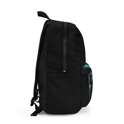 Tropical Vibes Backpack, Stylish Everyday Carry Bag, Perfect for Students, Travel, Gifts, and Summer Adventures