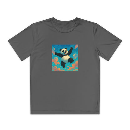 Youth Panda T-Shirt - Whimsical Cotton Tee for Kids, Perfect Gift for Birthdays, Cute Animal Shirt, Playful Casual Wear